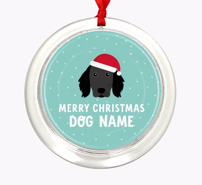 Merry Christmas: Personalized {breedFullName} Christmas Decoration